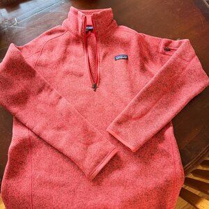 Patagonia Women's Better Sweater 1/4 Zip Fleece NWOT Size L